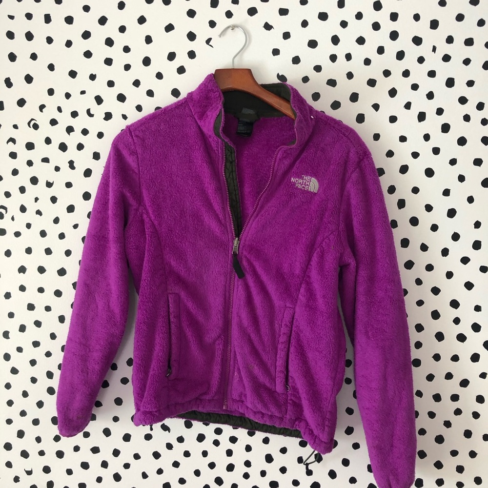 North face fleece zip up